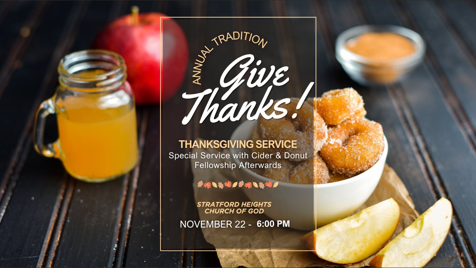 Thanksgiving Service